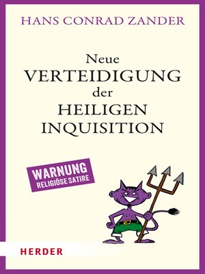 cover image of Neue Verteidigung der Heiligen Inquisition